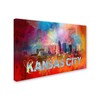 Trademark Fine Art Jai Johnson 'Sending Love To Kansas City' Canvas Art, 22x32 ALI14969-C2232GG